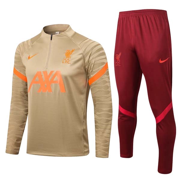 Felpa Allenamento Liverpool 2022 Giallo Rosso